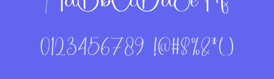 Black Bird Simple Script Font by freshtypeink — Script Handwritten Font — thumbnail 3
