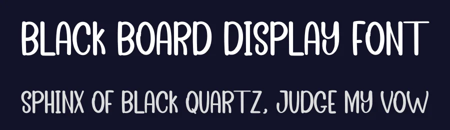 Black Board Display Font by inermediaSTUDIO — Display Font — thumbnail 2