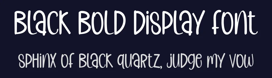 Black Bold Display Font by inermediaSTUDIO — Display Font — thumbnail 2