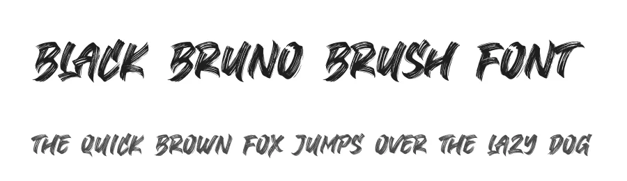 Black Bruno Brush Font by Subectype Studio — Script Handwritten Font