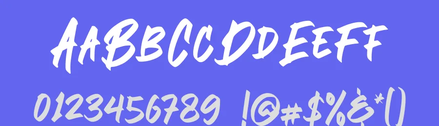 BLACK BRUSH Script Font by letterenastudios — Script Handwritten Font — thumbnail 3
