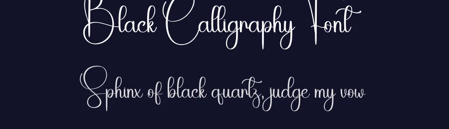 Black Calligraphy Font by andikastudio — Script Handwritten Font — thumbnail 2