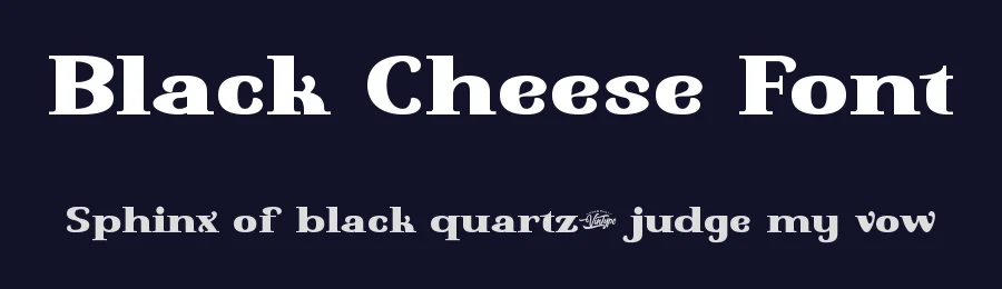 Black Cheese Font by VinType — Display Font — thumbnail 2