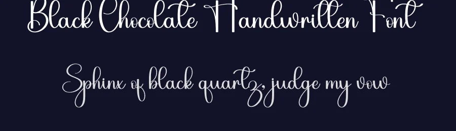Black Chocolate Handwritten Font by inermediaSTUDIO — Script Handwritten Font — thumbnail 2