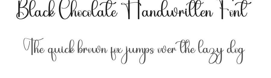 Black Chocolate Handwritten Font by inermediaSTUDIO — Script Handwritten Font