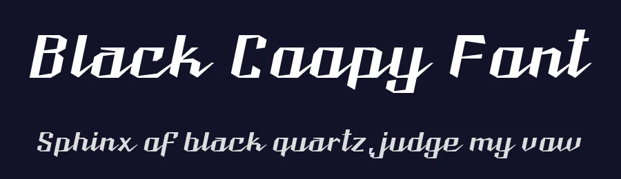 Black Coopy Font by alit design — Display Font — thumbnail 2