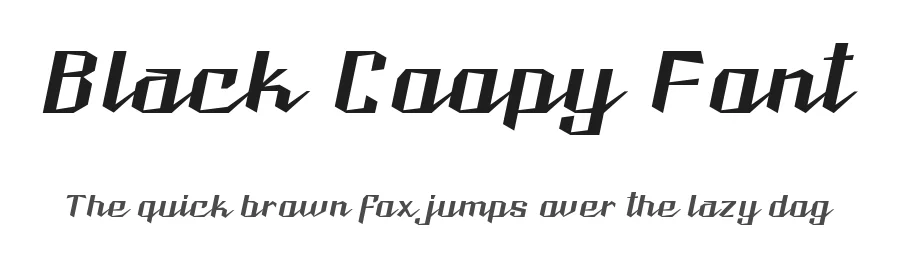 Black Coopy Font by alit design — Display Font