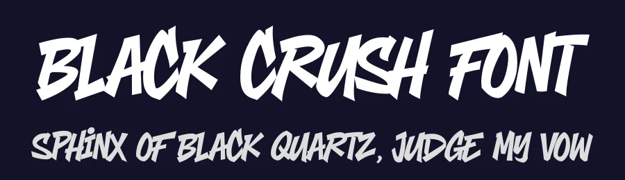 Black Crush Font by figuree — Script Handwritten Font — thumbnail 2