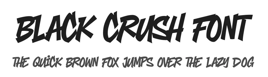 Black Crush Font by figuree — Script Handwritten Font