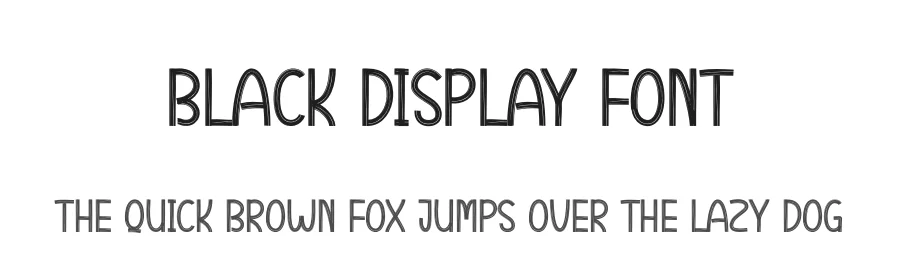 Black Display Font by andikastudio — Script Handwritten Font