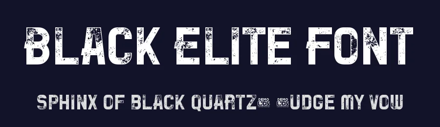 Black Elite Font by LJ-Design Studios — Sans Serif Font — thumbnail 2