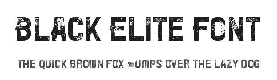 Black Elite Font by LJ-Design Studios — Sans Serif Font