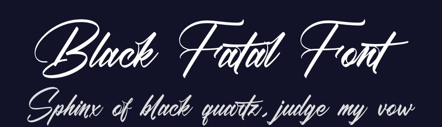 Black Fatal Font by stylishtype.co — Script Handwritten Font — thumbnail 2