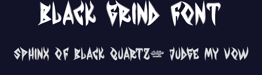 Black Grind Font by noahtype — Blackletter Font — thumbnail 2