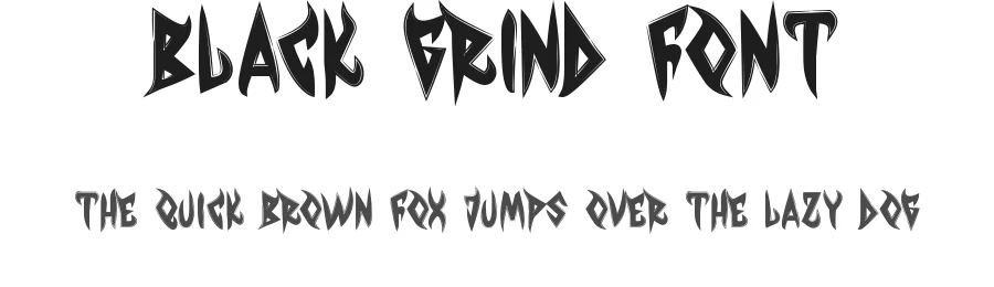 Black Grind Font by noahtype — Blackletter Font