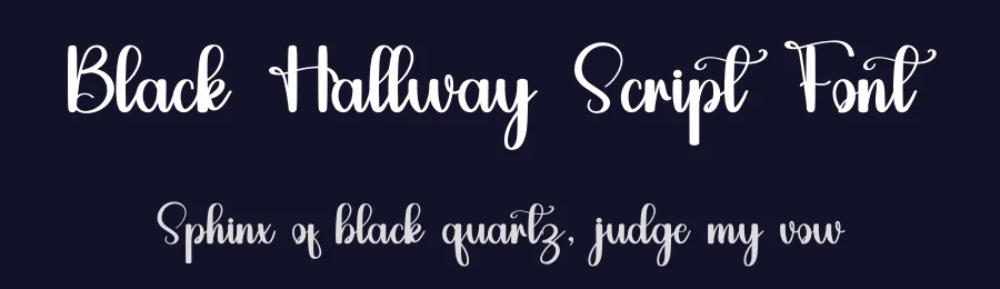 Black Hallway Script Font by inermediaSTUDIO — Script Handwritten Font — thumbnail 2