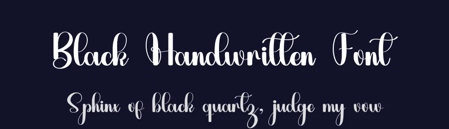 Black Handwritten Font by inermediaSTUDIO — Script Handwritten Font — thumbnail 2