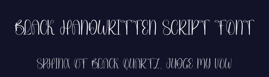 Black Handwritten Script Font by andikastudio — Display Font — thumbnail 2