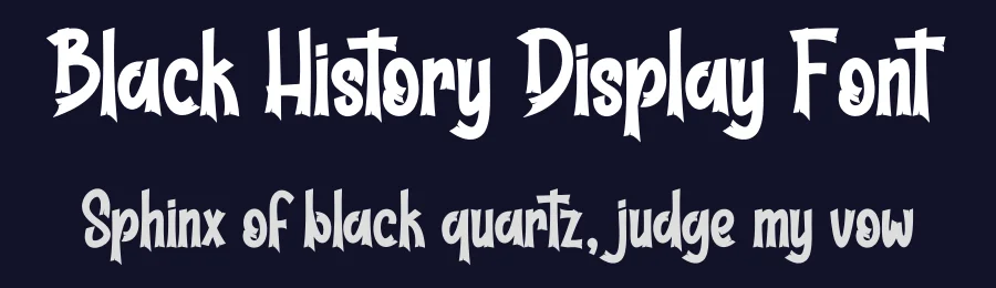 Black History Display Font by creativeletter — Script Handwritten Font — thumbnail 2