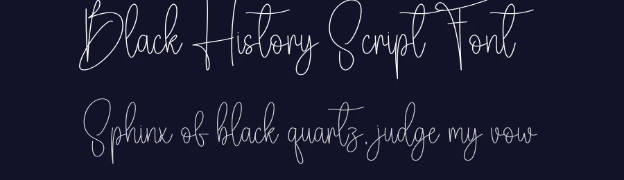 Black History Script Font by creativeletter — Script Handwritten Font — thumbnail 2