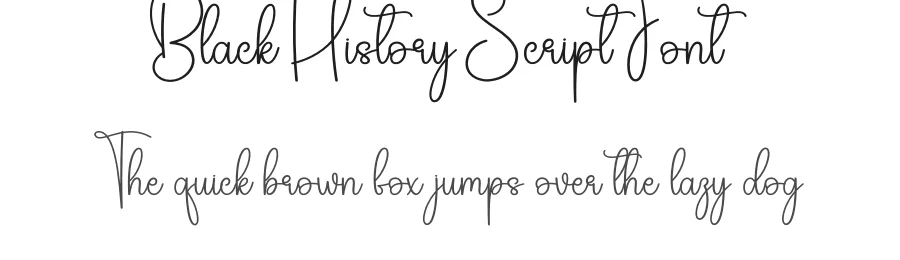 Black History Script Font by andikastudio — Script Handwritten Font