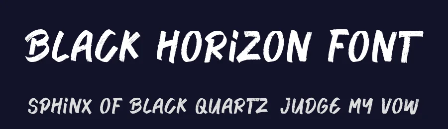 Black Horizon Font by Essentials Studio — Display Font — thumbnail 2
