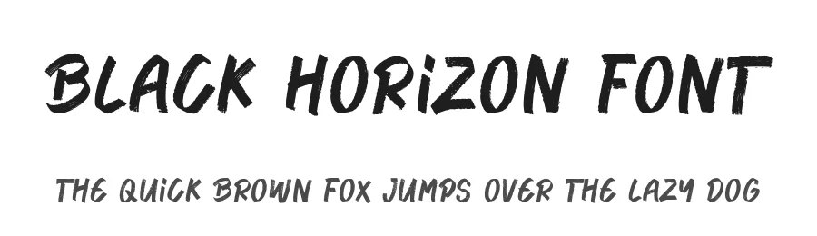 Black Horizon Font by Essentials Studio — Display Font