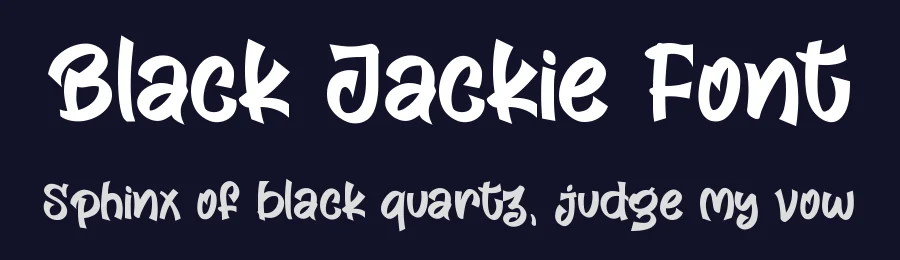 Black Jackie Font by Letterafa Studio — Display Font — thumbnail 2