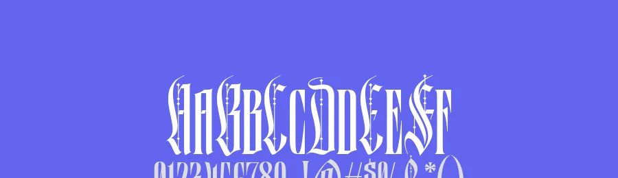 Black Letterfly Font by alit design — Blackletter Font — thumbnail 3