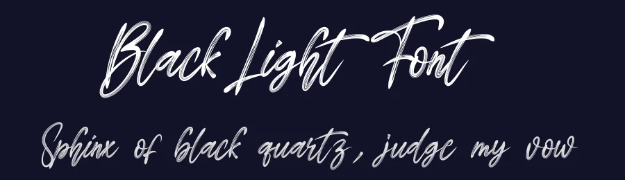 Black Light Font by creativeletter — Script Handwritten Font — thumbnail 2