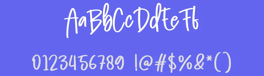 Black Light Handwritten Font by creativeletter — Script Handwritten Font — thumbnail 3