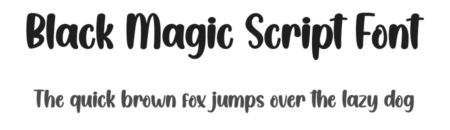 Black Magic Script Font by creativeletter — Display Font