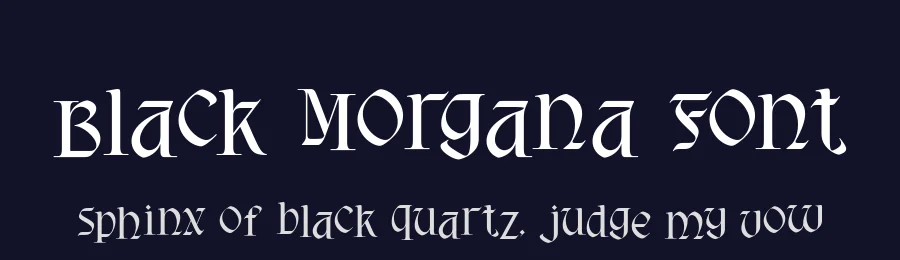 Black Morgana Font by alit design — Display Font — thumbnail 2