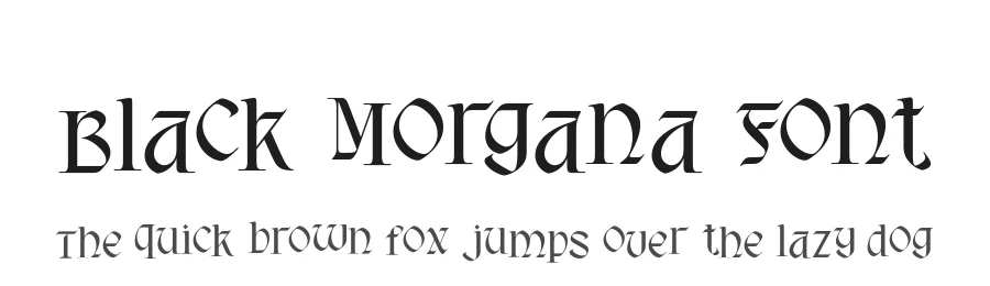 Black Morgana Font by alit design — Display Font