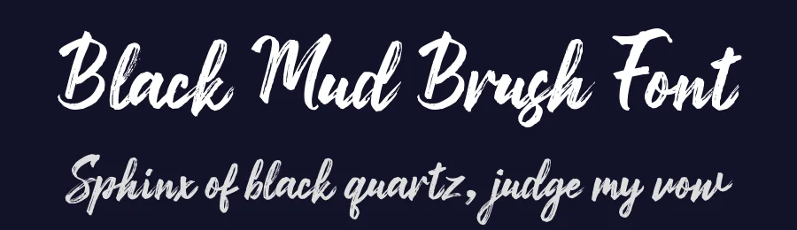 Black Mud Brush Font by stripesstudio — Script Handwritten Font — thumbnail 2