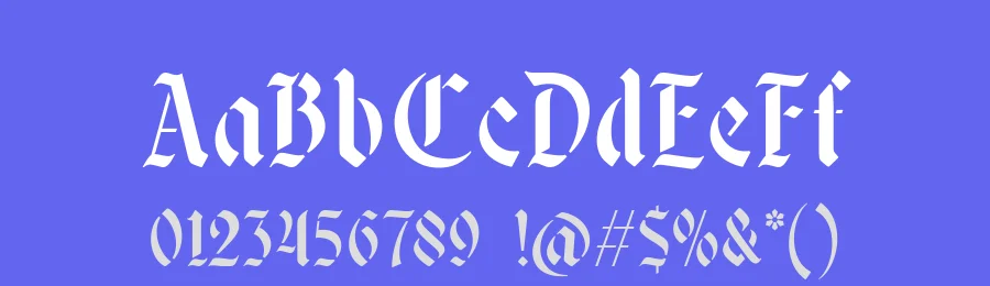 Black Nice Font by alit design — Blackletter Font — thumbnail 3