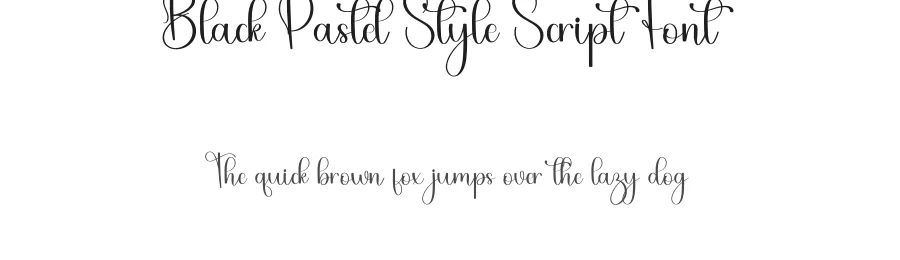 Black Pastel Style Script Font by freshtypeink — Script Handwritten Font