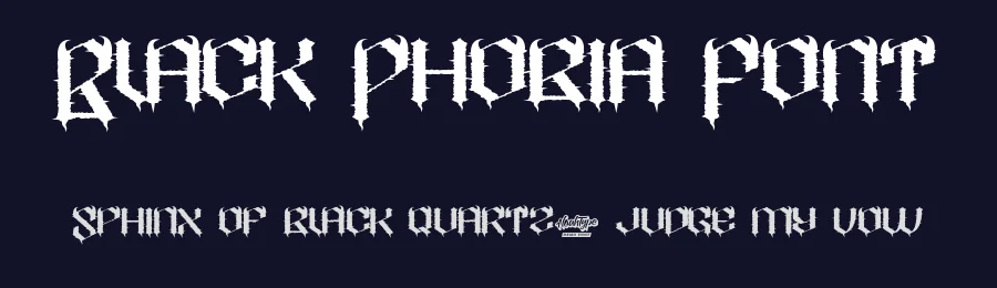 Black Phobia Font by noahtype — Blackletter Font — thumbnail 2