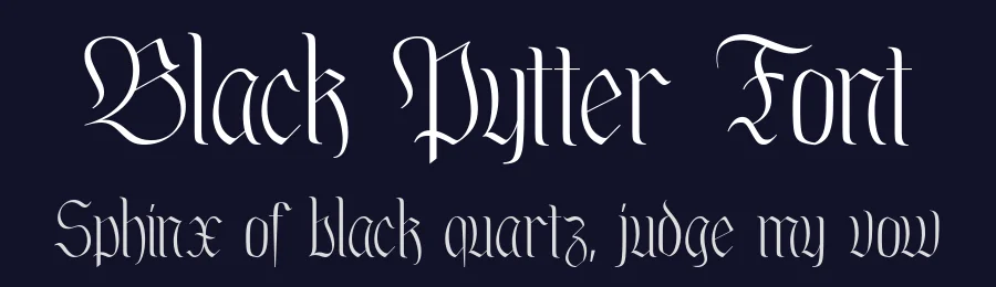Black Pytter Font by alitdesign — Display Font — thumbnail 2