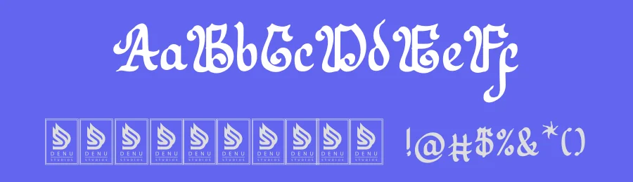 Black Rathen Font by Denustudios — Blackletter Font — thumbnail 3
