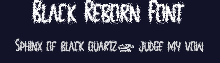 Black Reborn Font by noahtype — Decorative Font — thumbnail 2