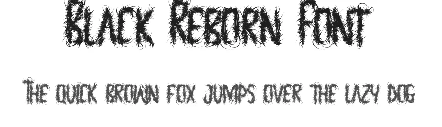 Black Reborn Font by noahtype — Decorative Font