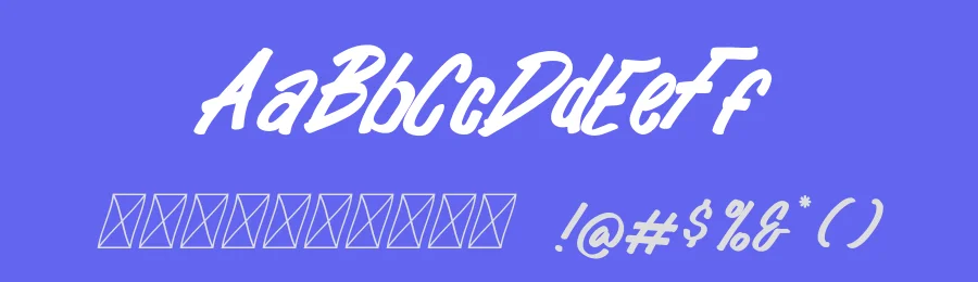 Black Rexus Font by idealeksis — Script Handwritten Font — thumbnail 3
