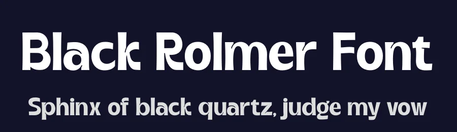 Black Rolmer Font by saemooncreative — Sans Serif Font — thumbnail 2