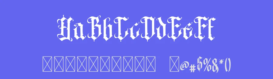 Black Ronge Font by Kincrev Studio — Blackletter Font — thumbnail 3
