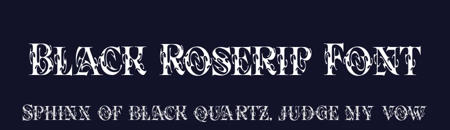 Black Roserip Font by alit design — Display Font — thumbnail 2
