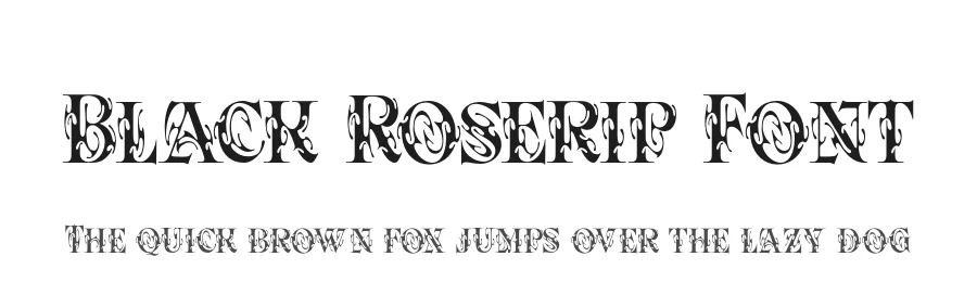 Black Roserip Font by alit design — Display Font