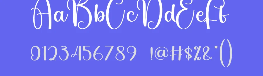 Black Sample Calligraphy Font by creativeletter — Script Handwritten Font — thumbnail 3