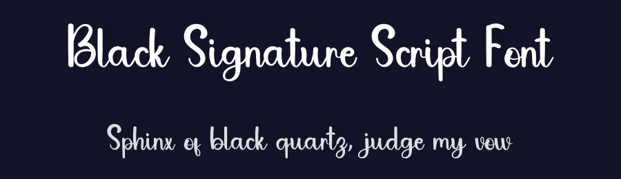 Black Signature Script Font by inermediaSTUDIO — Script Handwritten Font — thumbnail 2