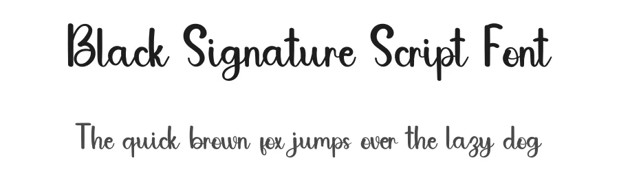 Black Signature Script Font by inermediaSTUDIO — Script Handwritten Font